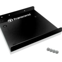 Caddy/support métal pour SSD/disque dur 2,5′ dans PC 3,5′ +4 vis de fixation