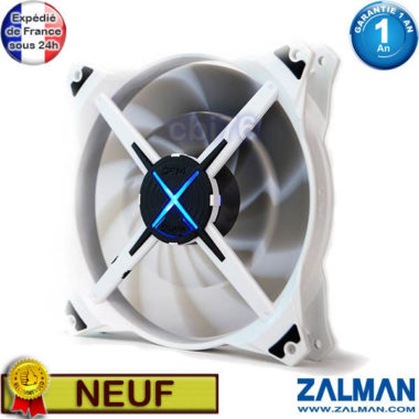Ventilateur de boitier Zalman 14CM ZM-DF14BL Haute performance 3PIN 12W Led bleu 12W