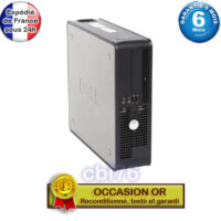 Dell Optiplex 380 SFF Intel Celeron Dual Core E3300 2,5 GHZ 3 Go 160 Go Intel G41 Express (ich7) / Graphics GMA x4500  Windows XP Pro