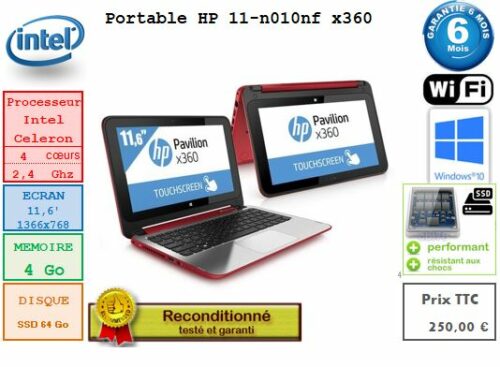 HP 11-n010nf x360