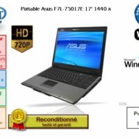 Portable Asus F7L-75017E 17′ 1440 x 900 Intel Pentium T2370 2Go HDD 250 Go XPP